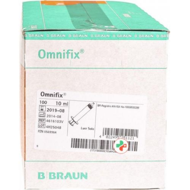 Omnifix Spritze 10мл 100 штук