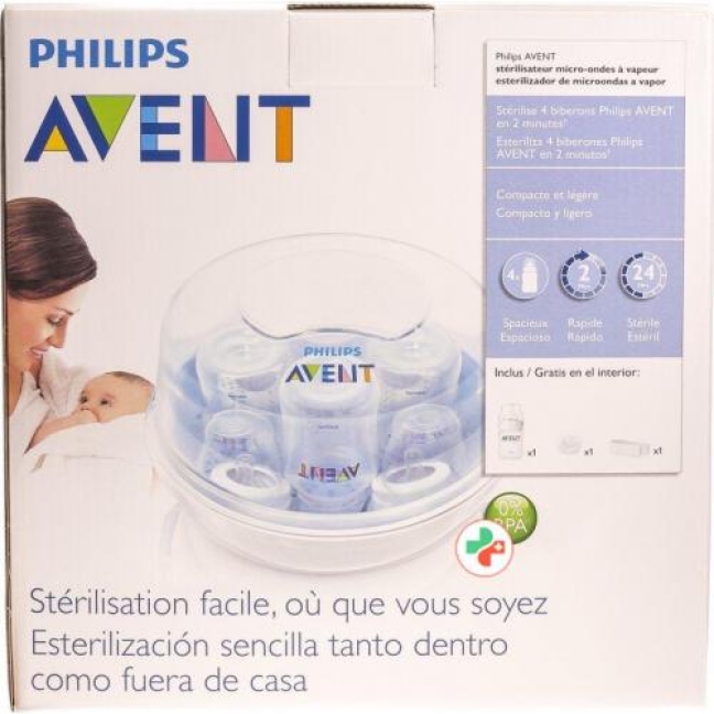 Avent Philips Dampfsterilisator Mikrowel Expr