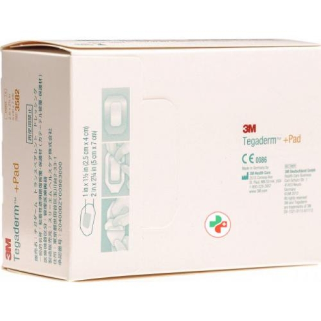 3M Tegaderm + Pad 5x7см / Wundkissen 2.5x4см 50 штук