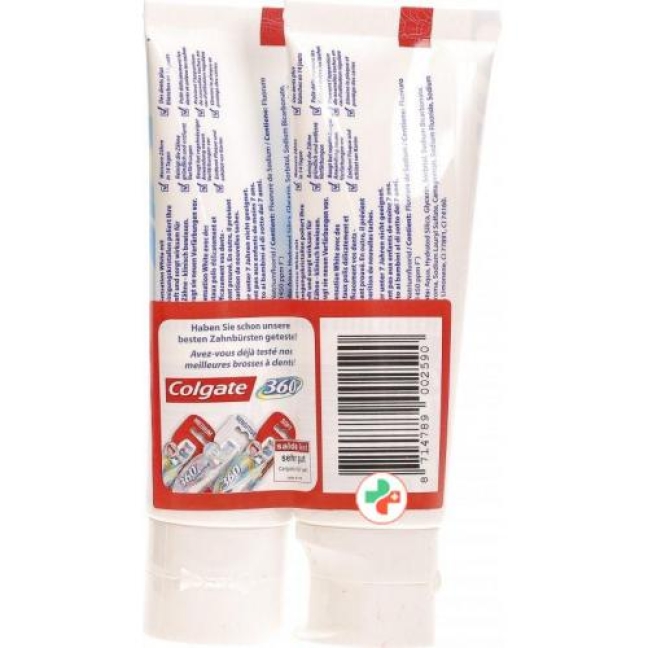 Colgate Sensat White Zahnpasta Duo 2x 75мл