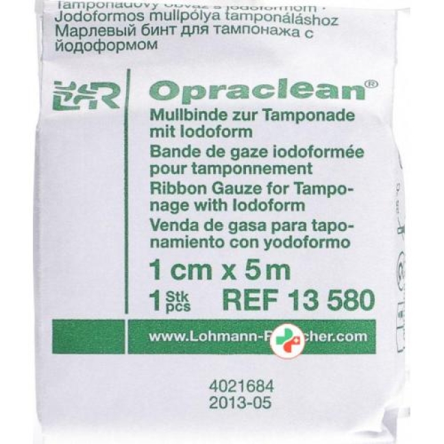 Opraclean Jodoform Tamponade 1смx5м