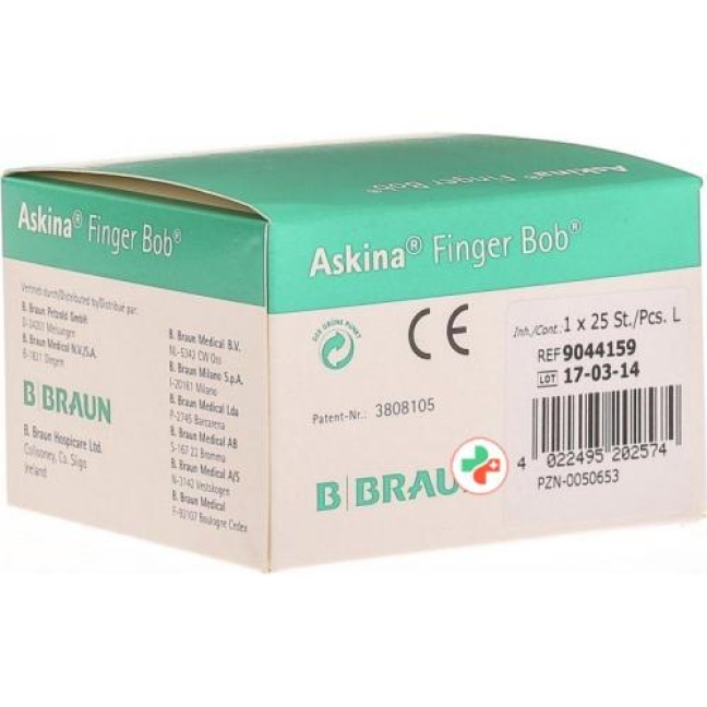 Askina Finger Bob Farbig 25 штук