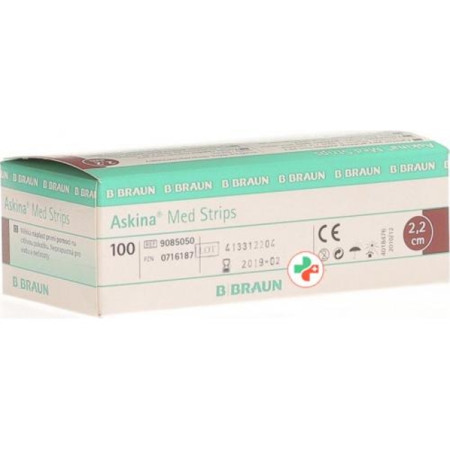 Askina Med Strips Hautfarben 2.2см Rund 100 штук