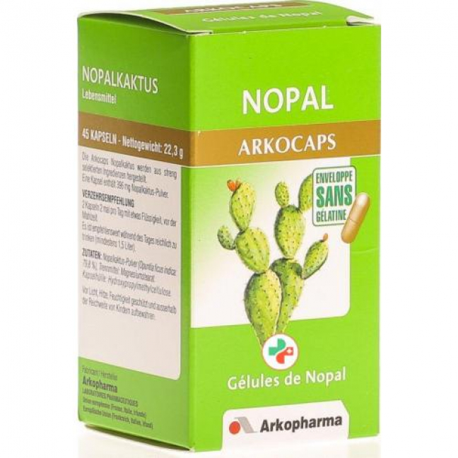 Arkocaps Nopalkaktus в капсулах 45 штук