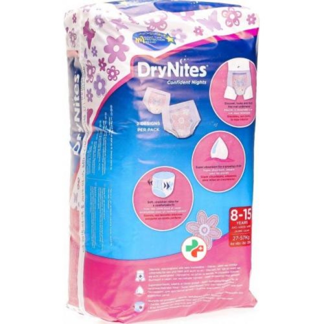 Huggies Drynites Nachtwindeln Girl 8-15jahre 9 штук