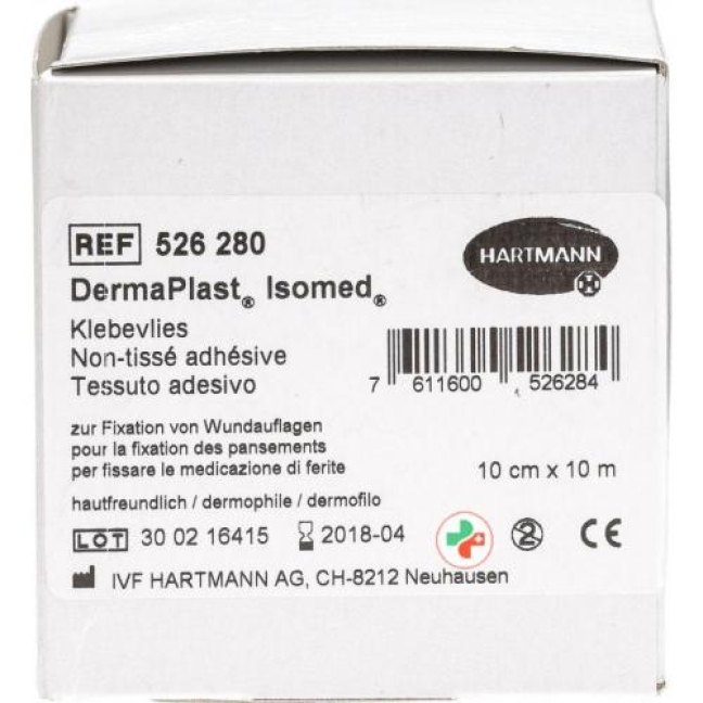 Dermaplast Isomed Klebevlies 10мX10см Weiss рулон