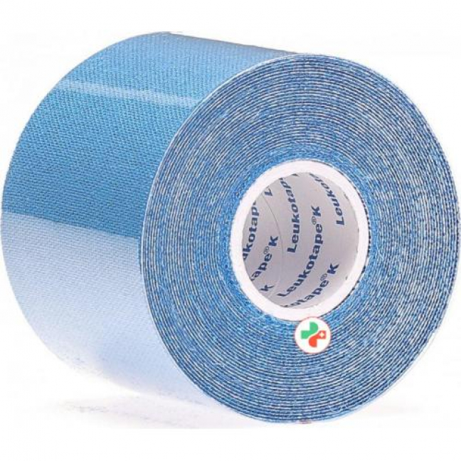 Leukotape K elastischer Tapeverband 5m x 5см Blau