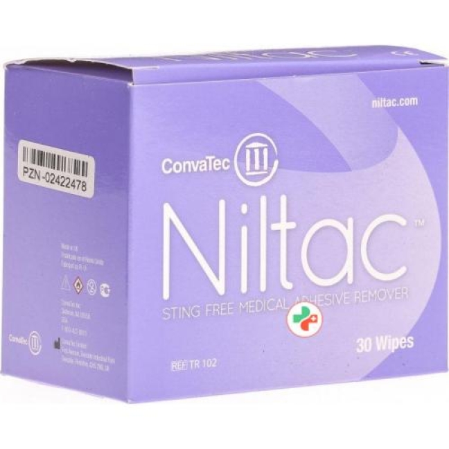 Niltac Entferner Wipes Medizin Klebstoffe 30 штук