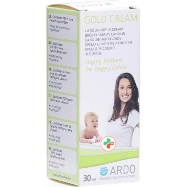 Goldcream Lanolin Brustcreme в тюбике 30мл