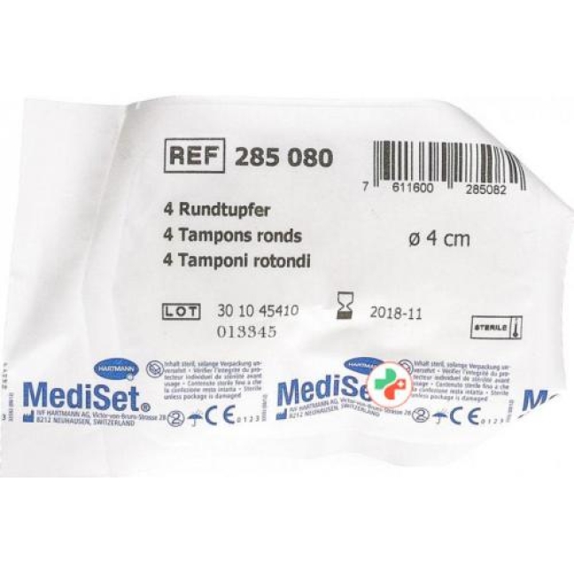 Mediset Rundtupfer 4см 24x 4 штуки