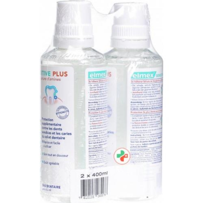 Elmex Sensitive Plus Zahnspulung Duo 2x 400мл