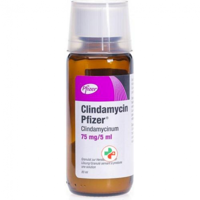 Clindamycin Pfizer 75 mg/5 ml Granulat 80 ml