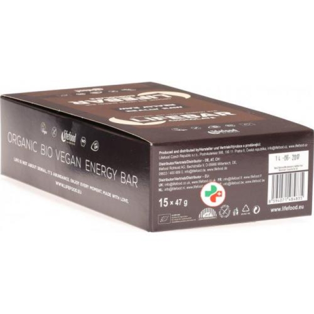 Lifefood Lifebar Chocolate Glutenfrei 15x 47г