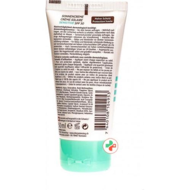 Sherpa Tensing Sonnencreme SPF 30 Sens 50мл