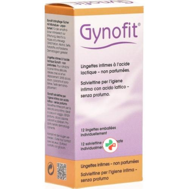 Gynofit Intimpflegetucher Unparfumiert 12 штук