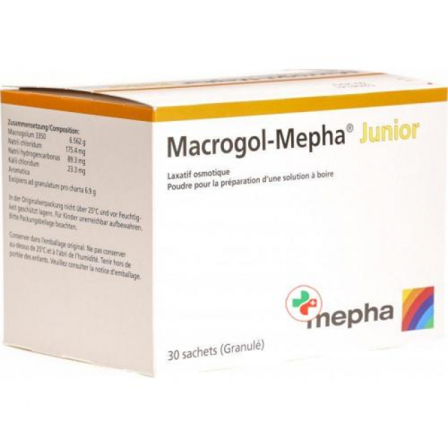 Macrogol Mepha Junior 30 Beutel