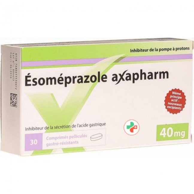 Эзомепразол Аксафарм 40 мг 30 таблеток покрытых оболочкой 