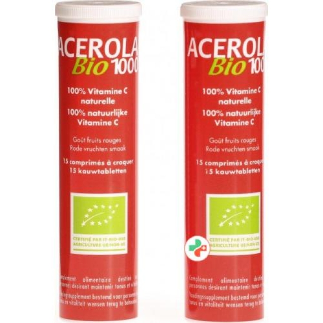 Acerola Bio 1000 жевательные таблетки 30 штук