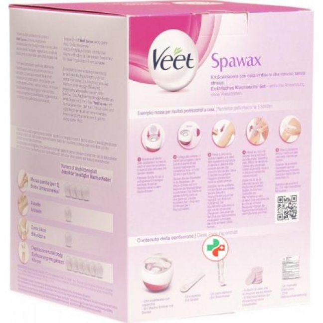 Veet Spawax Elektrisches Warmwachs-Set