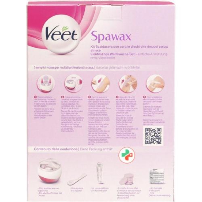 Veet Spawax Elektrisches Warmwachs-Set