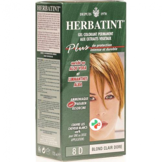 Herbatint Haarfarbegel 8d Helles Gold Blond 150мл