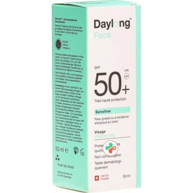 Daylong Face Sensitive Gel-Creme SPF 50+ 50мл