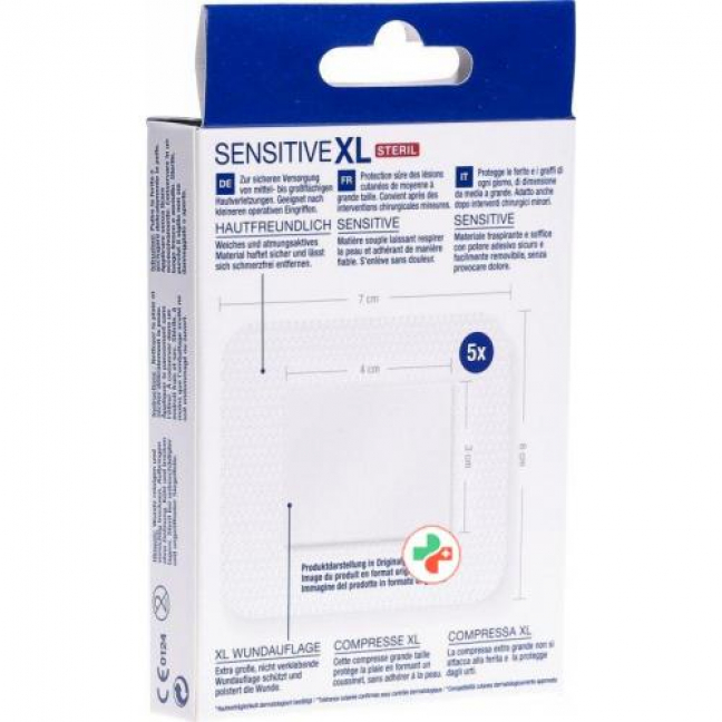 Hansaplast Sensitive Strips XL 5 штук