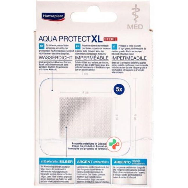 Hansaplast Med Aqua Protect XL 5 штук