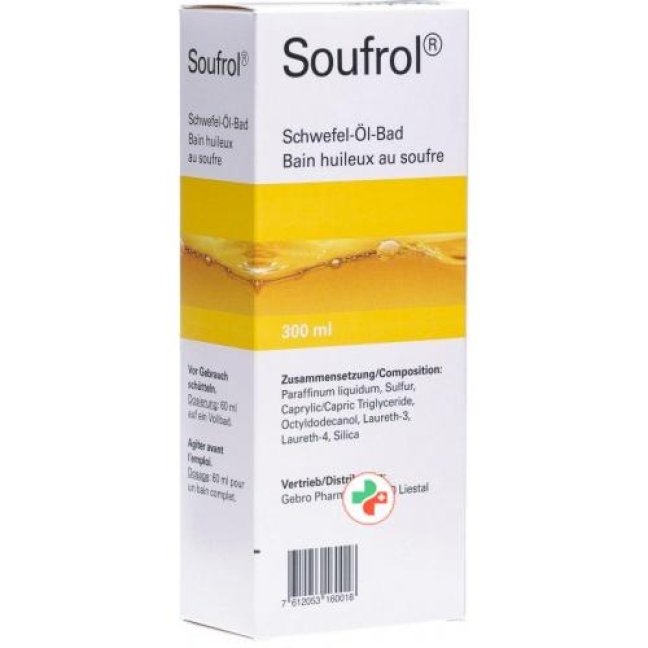 Soufrol Schwefel-oel-bad бутылка 300мл