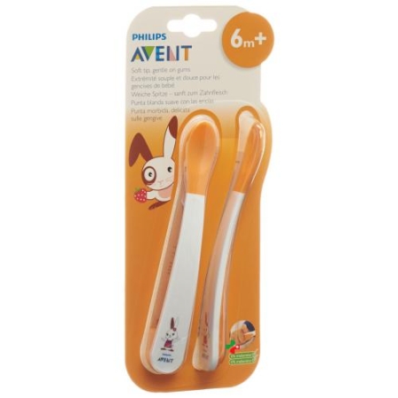 Avent Philips Weiche Babyloffel ab для 6-месячных 2 штуки