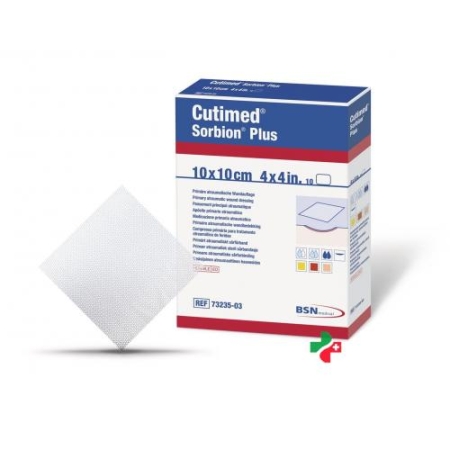 Cutimed Sorbion Plus 7.5x7.5см 25 штук