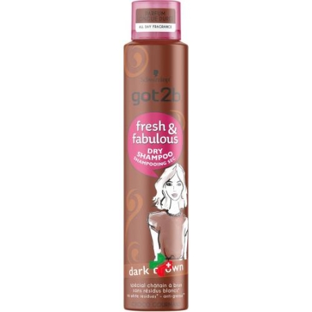 Got2b Fresh&amp;fabulous Dry Shampoo Brown 200мл