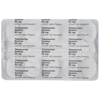 TELMISARTAN Zentiva Tabl 80 mg