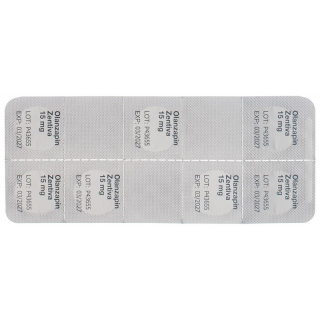 OLANZAPIN Zentiva Tabl 15 mg