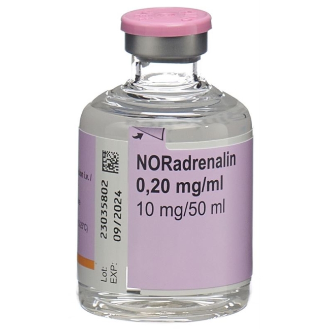 NORADRENALIN Sintetica Inf Lös 10 mg/50ml