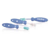 NUBY Zahnputztrainer 3 stages BLAU NUBY Zahnputztrainer 3 stages BLAU