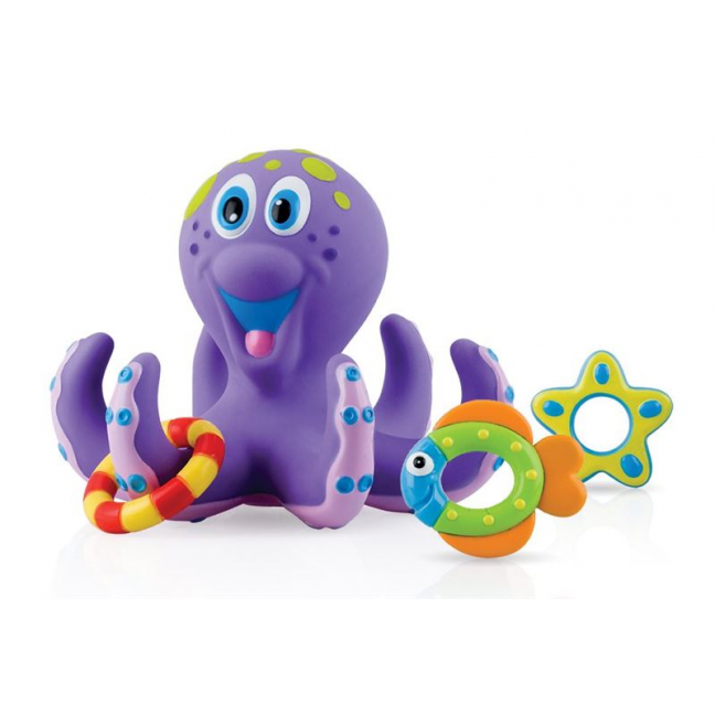 NUBY Плавающий осьминог с игровыми фигурками