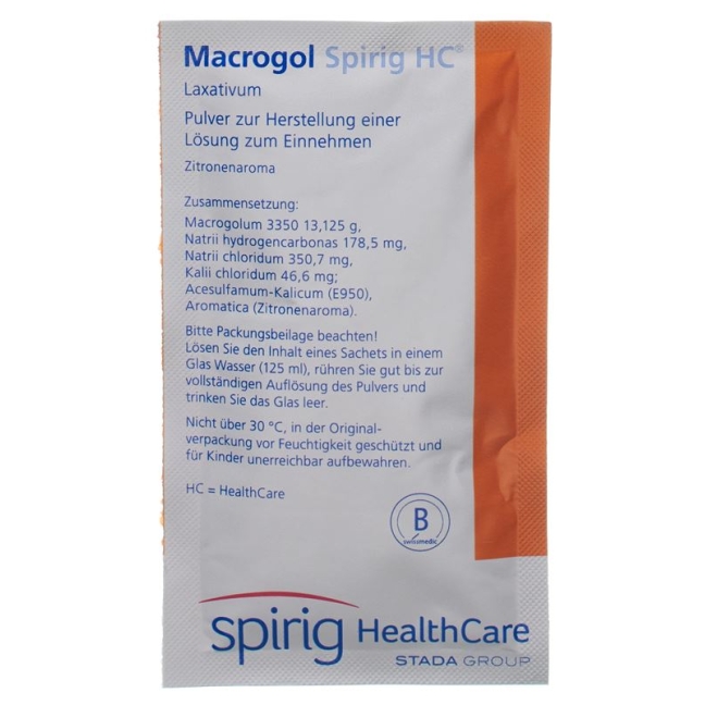 MACROGOL Spirig HC Plv