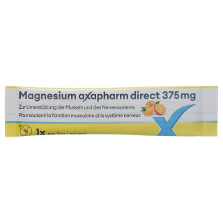 MAGNESIUM AXAPHARM direct Sticks 375 mg