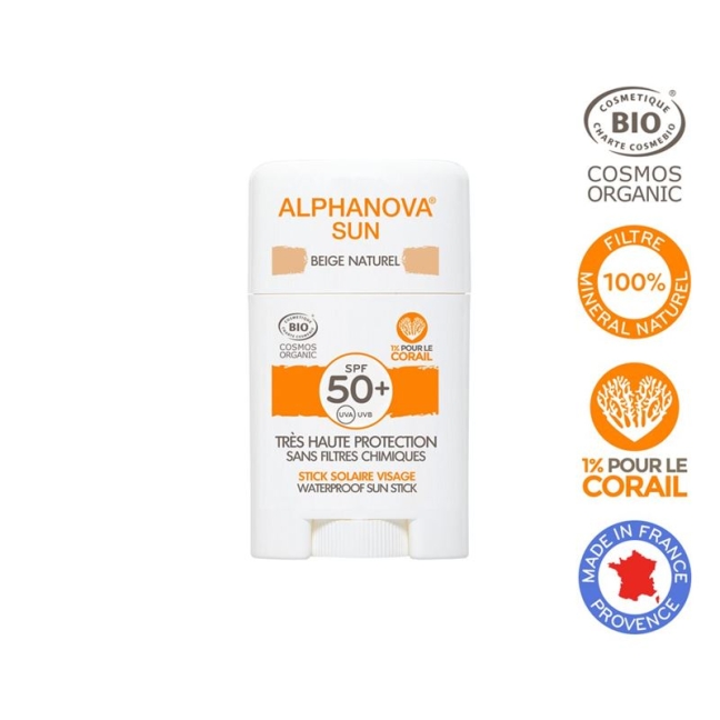 ALPHANOVA SUN Bio STICK SPF50+ BEIGE