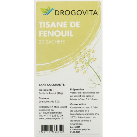 DROGOVITA Fenchel Tee