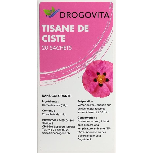 DROGOVITA Cistrosen Tee