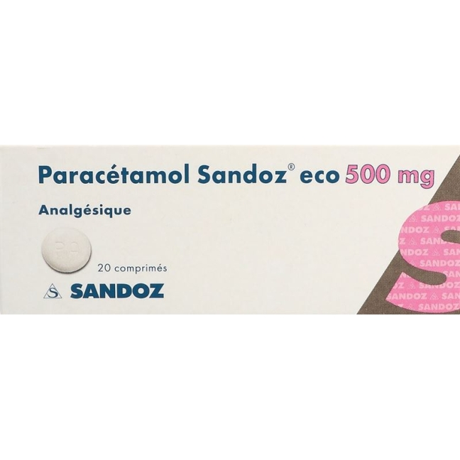 PARACETAMOL Sandoz eco Tabl 500 mg