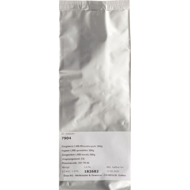 DIXA ZINGIBERIS RHIZOMA PULVIS DIXA ZINGIBERIS RHIZOMA PULVIS
