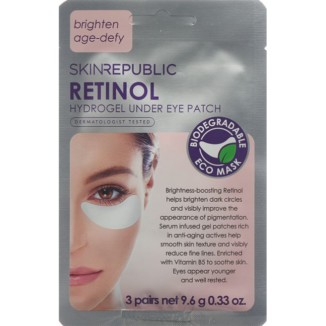 SKIN REPUBLIC Retinol Hydrogel Eye Patch