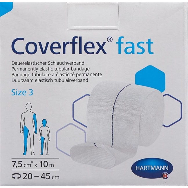 COVERFLEX fast Gr3 10mx7.5cm blau