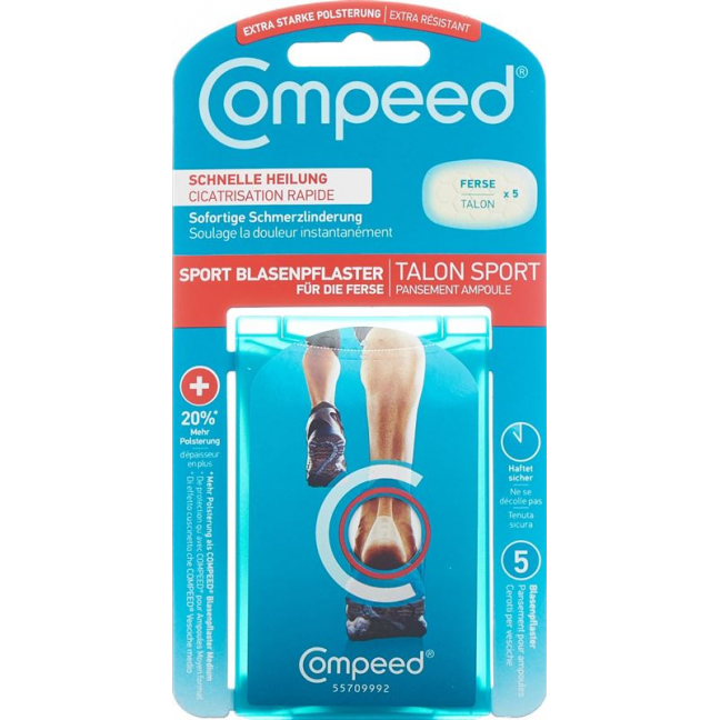 Compeed Extreme блистерные пластыри для пяток 10 шт.