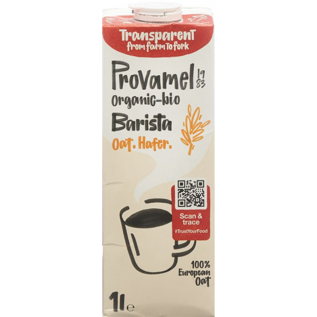 Напиток Provamel овсяный Barista Organic 1л