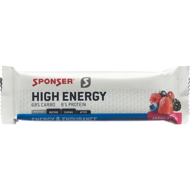 SPONSER High Energy Bar Berry