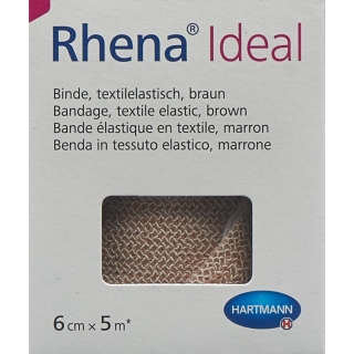 RHENA Ideal Elastische Binde 6cmx5m hautf